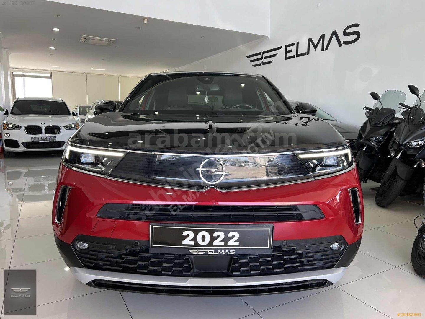 2022 OPEL MOKKA 1.2T ULTIMATE KEYLESS ISITMA KAMERA NAVİG BOYASZ 2