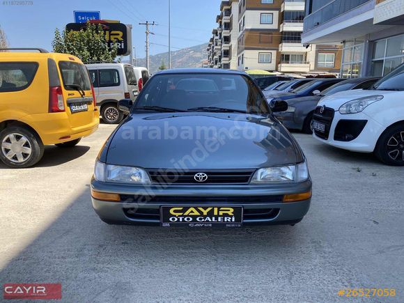 93 TOYOTA COROLLA 1.6 XL KLİMASIZ HİDROLİK DİREKSİYON 300 KM