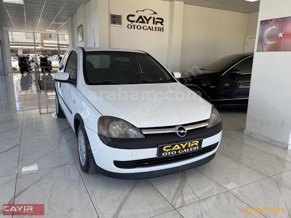 2003 OPEL CORSA 1.7 DİZEL KLİMALI HUSUSİ BAKIMLI
