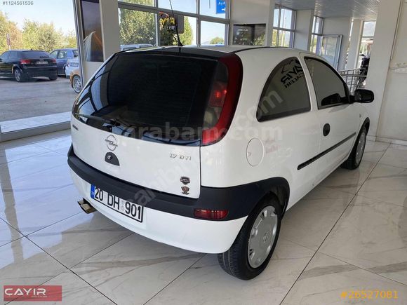 2003 OPEL CORSA 1.7 DİZEL KLİMALI HUSUSİ BAKIMLI