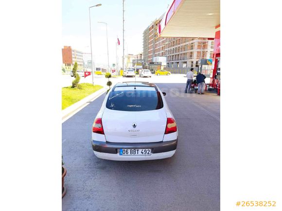 Piyasada Nadir Bulunan Sunrooflu Beyaz Megane 1.6 Dynamique 2004 Model