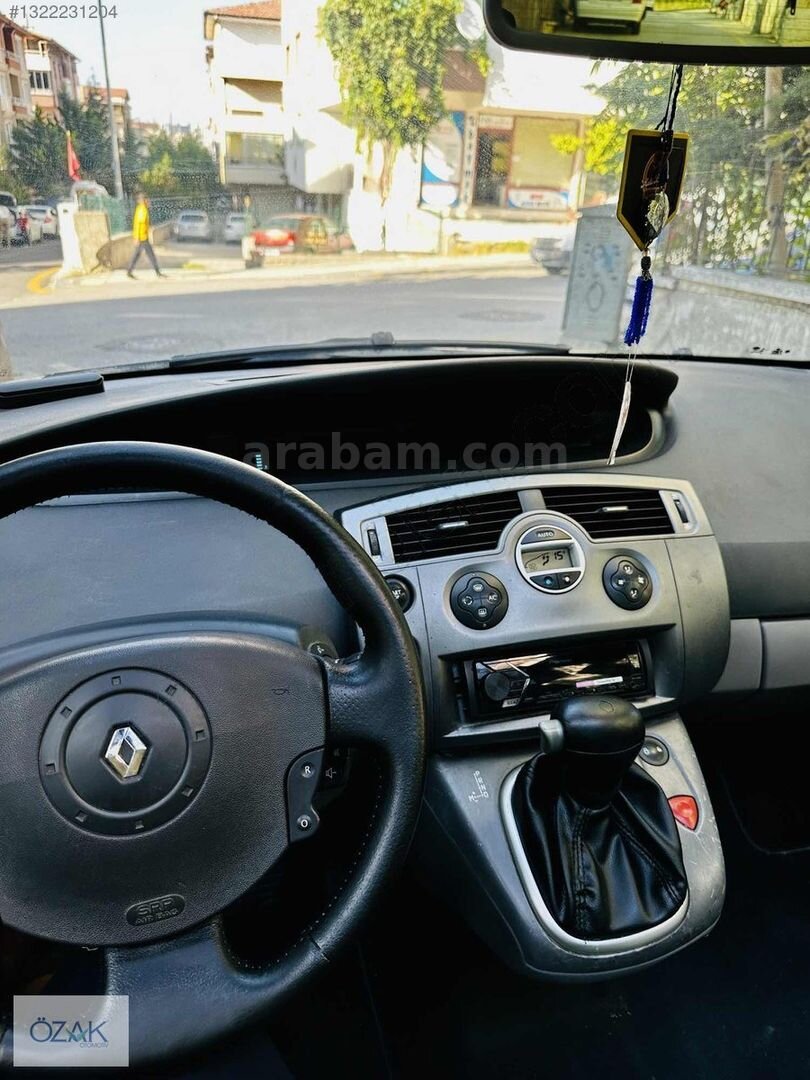 Galeriden Renault Scenic 1.6 Dynamique 2004 Model Nevşehir 319.000 km Mavi 7