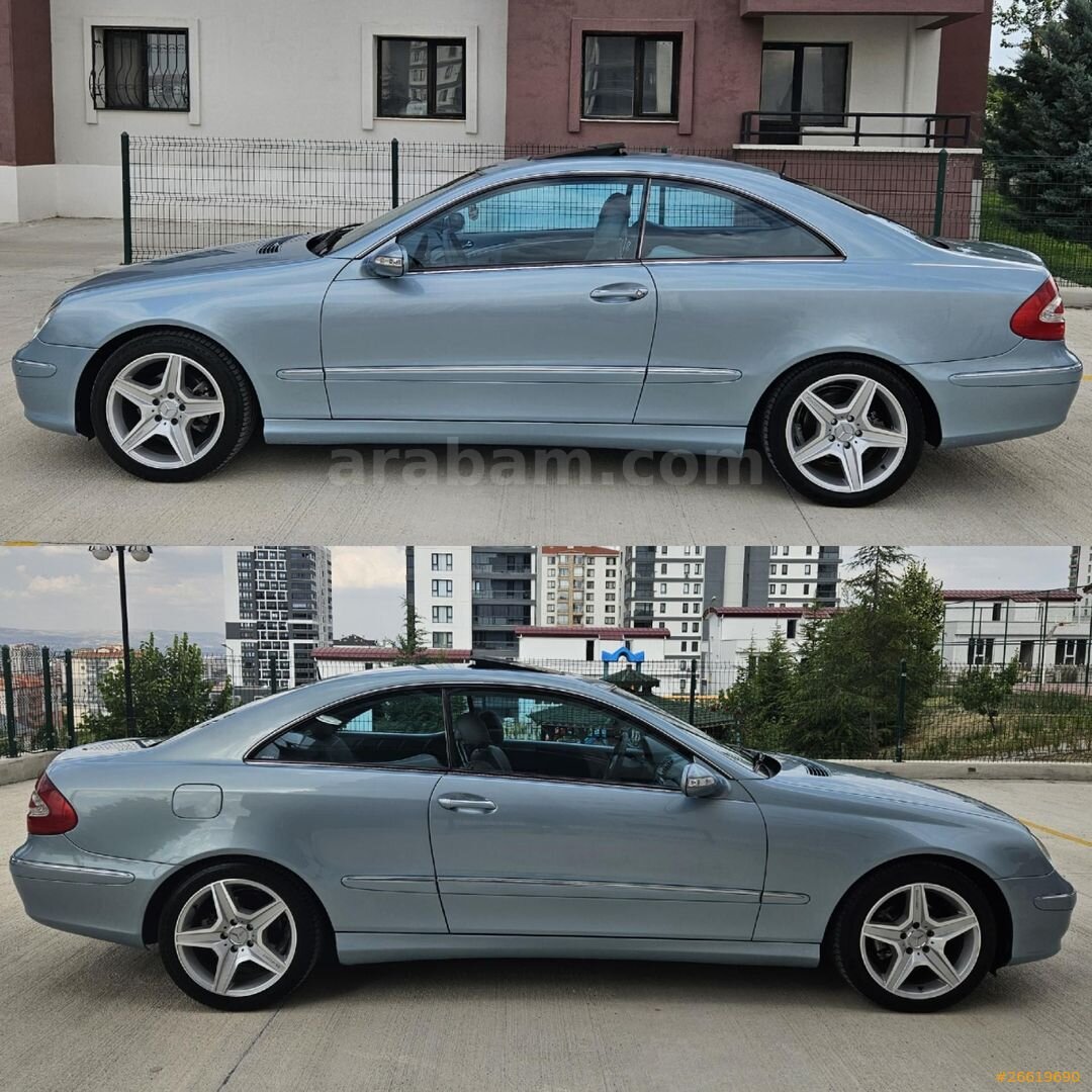 Sahibinden Mercedes - Benz CLK 200 Kompressor Avantgarde 2004 Model Ankara 303.000 km Mavi (metalik) 6
