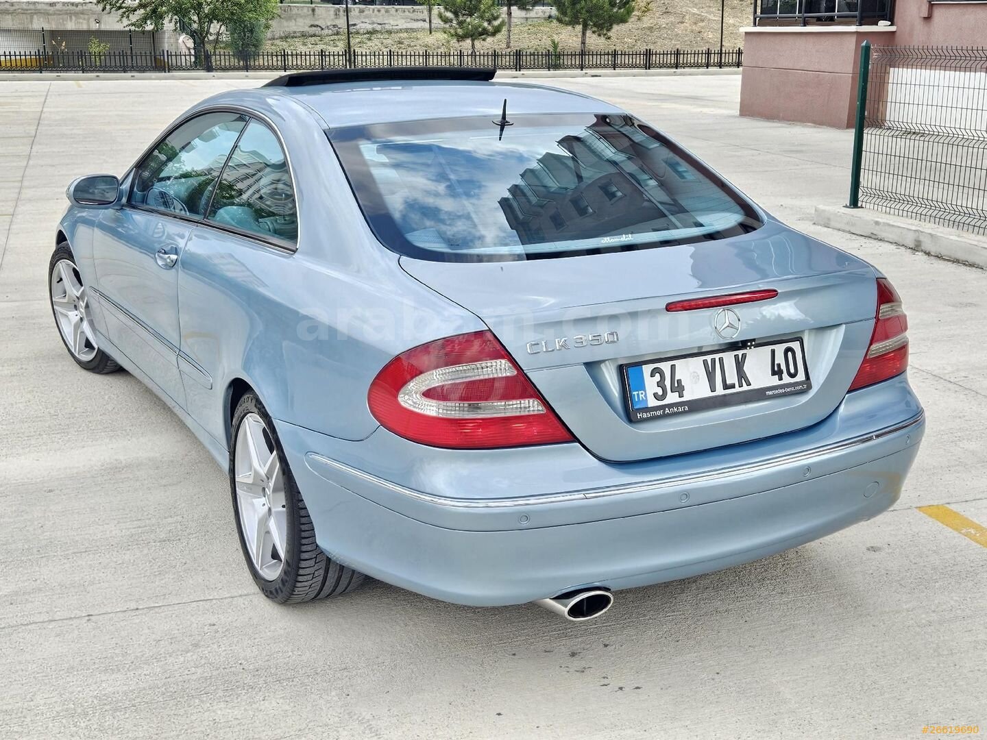 Sahibinden Mercedes - Benz CLK 200 Kompressor Avantgarde 2004 Model Ankara 303.000 km Mavi (metalik) 5