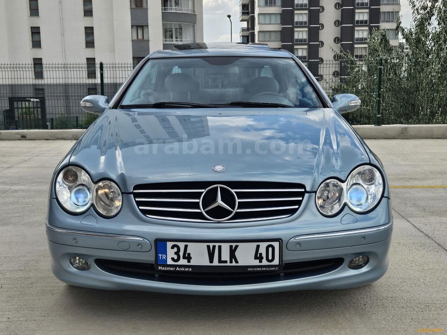 Sahibinden Mercedes - Benz CLK 200 Kompressor Avantgarde 2004 Model Ankara 303.000 km Mavi (metalik) 3