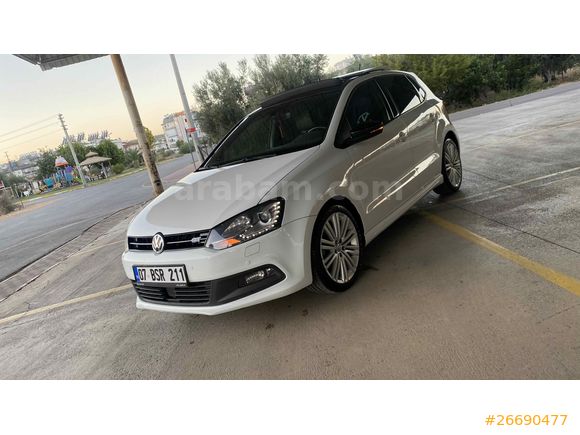 Sahibinden Volkswagen Polo 1.4 TSi ACT BlueGT 2015 Model Antalya 95.650 km Beyaz 26690477 arabam