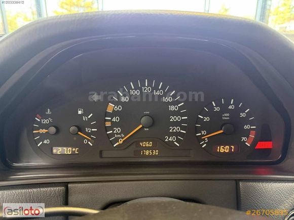 ASİL'den BOYASIZ KOLEKSYONLUK 1997 Mercedes E200 Eleg. 180.000km