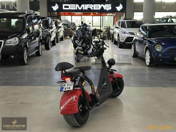 DEMİRBAŞ - WAWASAKY ELEKTRİKLİ MOTOSİKLET ÇİFT KİŞİLİK 2000W