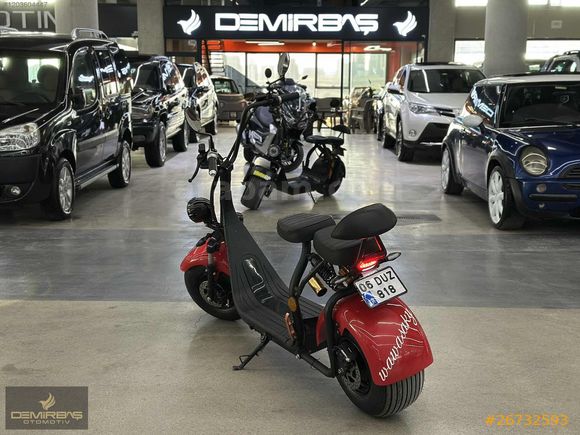 DEMİRBAŞ - WAWASAKY ELEKTRİKLİ MOTOSİKLET ÇİFT KİŞİLİK 2000W