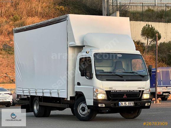 CESURDAN 2007 MODEL MİTSUBİSHİ FE859G KAYAR PERDELİ KAMYON
