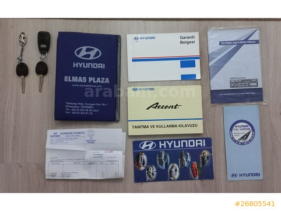 TEMİZ AİLE ARABASI 2005 MODEL HYUNDAİ ACCENT ADMİRE