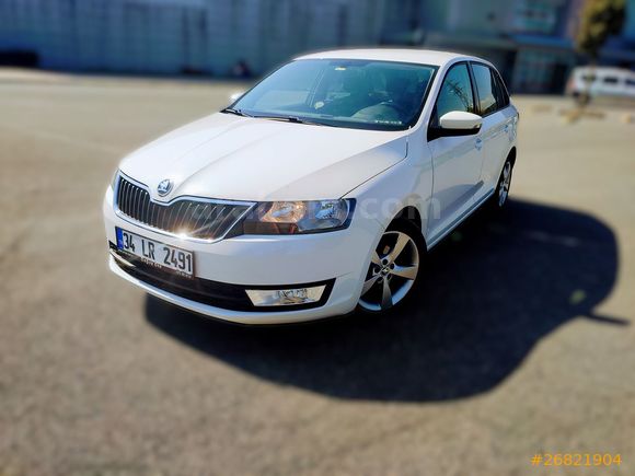 Sahibinden Skoda Rapid 1.4 TDI Spaceback Style 2015 Model stanbul 134.500 km Beyaz 26821904 arabam