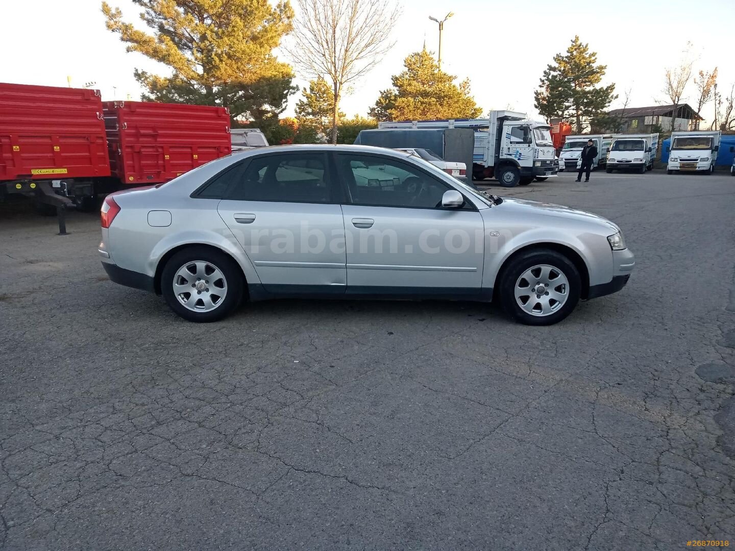 Galeriden Audi A4 Sedan 1.9 TDI 2003 Model Sivas 255.000 km Gri (Gümüş) 4