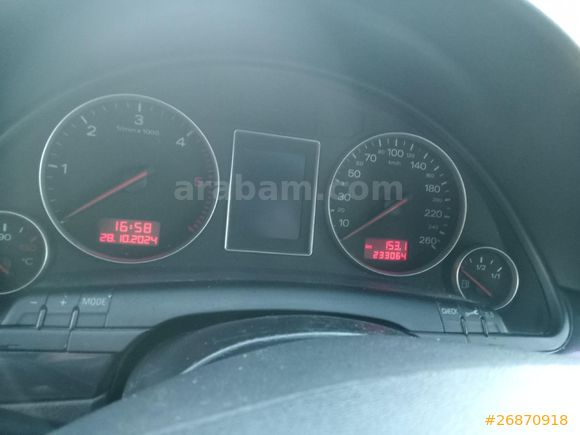 Audi A4 Sedan 1.9 TDI 2003 önden çeker 4*2 Model Sivas