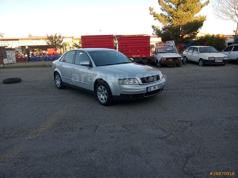 Galeriden Audi A4 Sedan 1.9 TDI 2003 Model Sivas 255.000 km Gri (Gümüş)