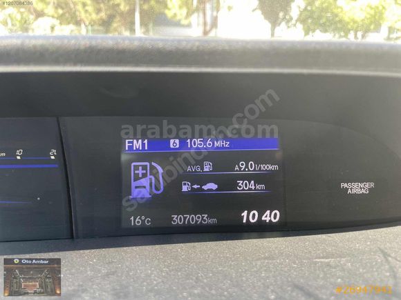 OTO AMBAR'DAN 2015 HONDA CIVIC 1.6İ vtec ELEGANCE LPGLİ