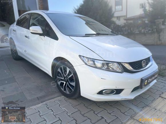 OTO AMBAR'DAN 2015 HONDA CIVIC 1.6İ vtec ELEGANCE LPGLİ