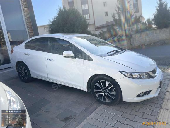 OTO AMBAR'DAN 2015 HONDA CIVIC 1.6İ vtec ELEGANCE LPGLİ