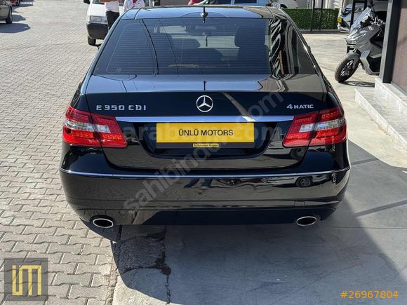 MERCEDES BENZ E350 CDI 4MATİC BLUE EFFICIENCY OTOMATİK-TRAMERSİZ