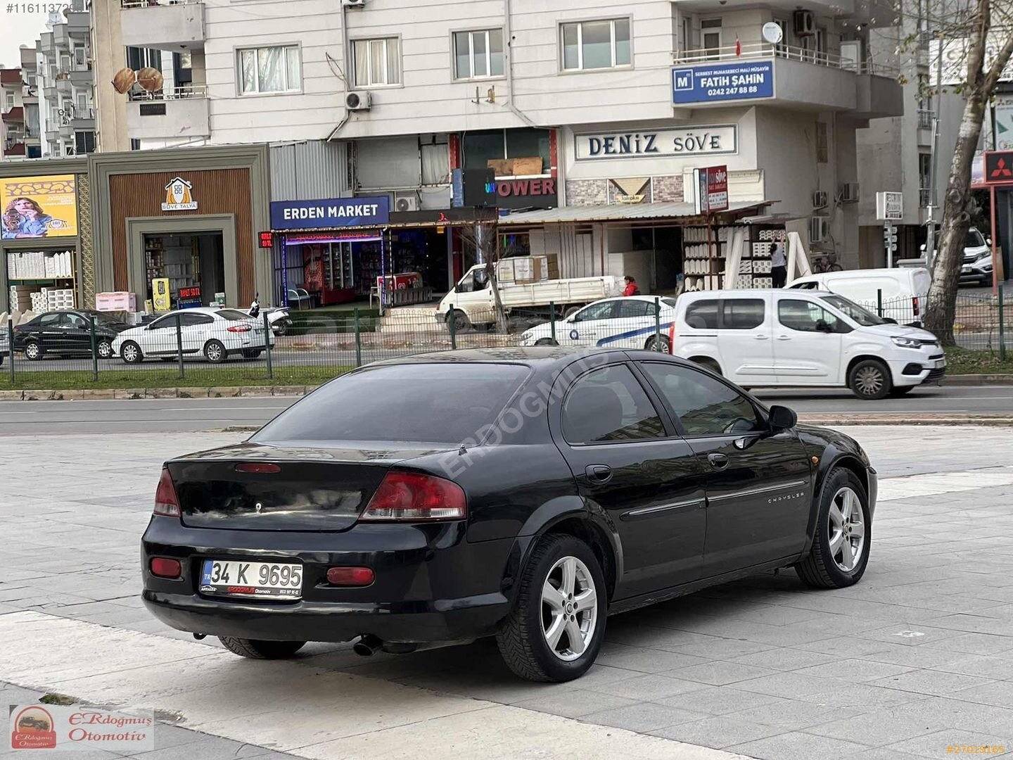 Galeriden Chrysler Sebring 2.7 Limited 2001 Model Antalya 350.000 km Siyah 3