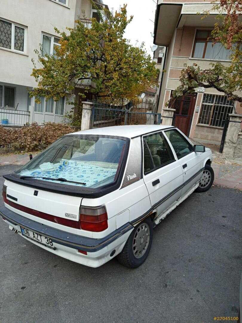 Sahibinden Renault R 11 Flash 1991 Model Ankara 250.000 km Beyaz 2