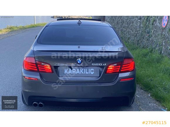 2013 MODEL BMW 5.20d PREMİUM VAKUM GERİ GÖRÜŞ HAFIZA 184HP