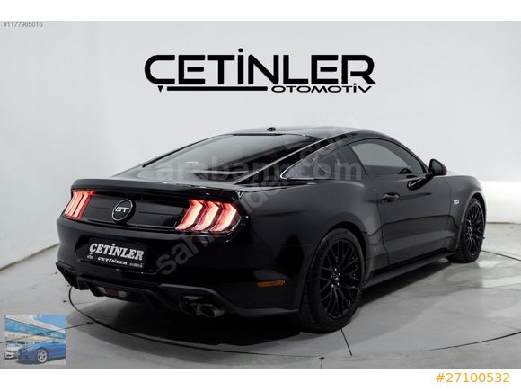 ÇETİNLERDEN FORD MUSTANG COUPE 5.0 FASTBACK HATASIZ 421 BG BAYİ