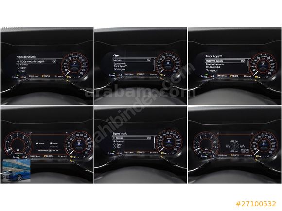 ÇETİNLERDEN FORD MUSTANG COUPE 5.0 FASTBACK HATASIZ 421 BG BAYİ