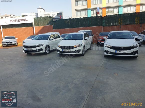 FİRMALARA 12 AY SÖZLEŞMELİ 3 ADET SIFIR KM EGEALAR