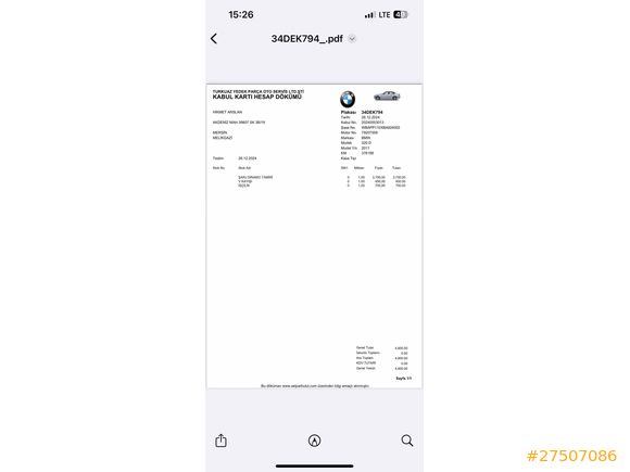 Sahibinden BMW 3 Serisi 320d Comfort 2011 Model 