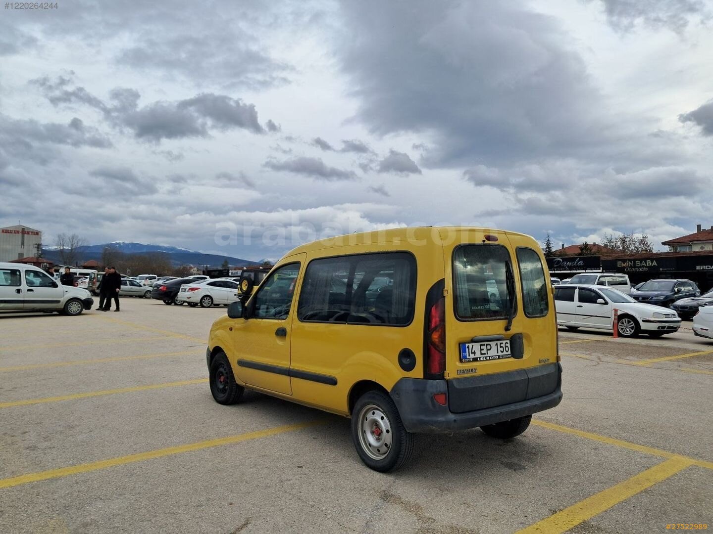 Galeriden Renault Kangoo 1.9 D 2000 Model Bolu 212.385 km Sarı 5