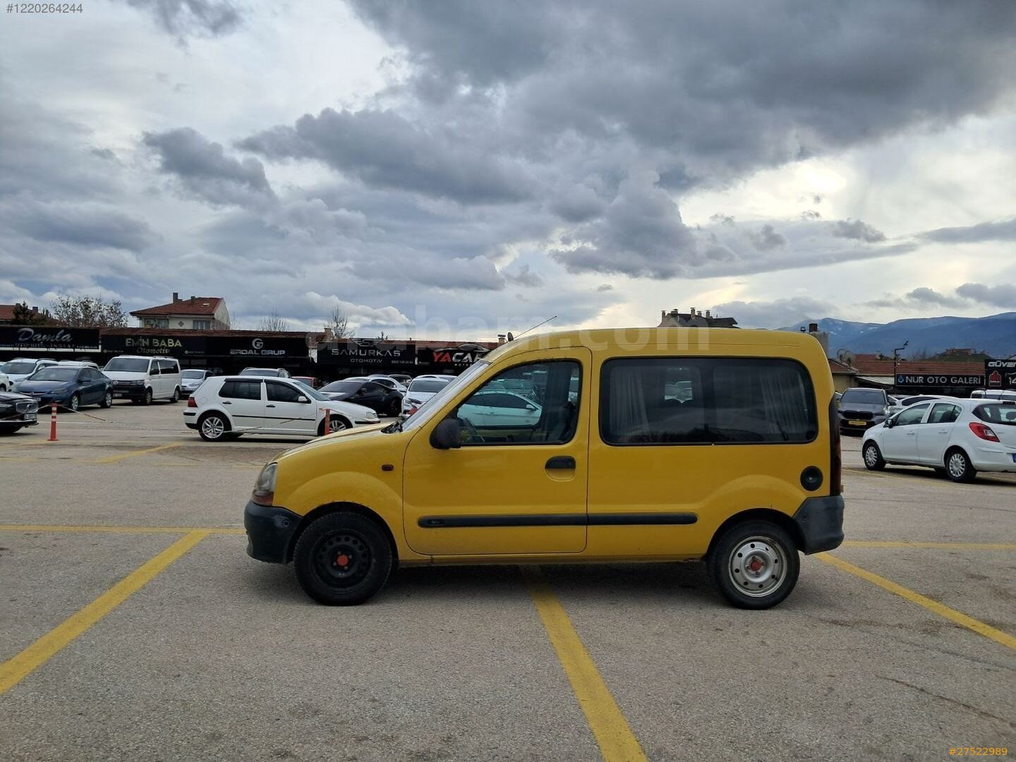 Galeriden Renault Kangoo 1.9 D 2000 Model Bolu 212.385 km Sarı 4