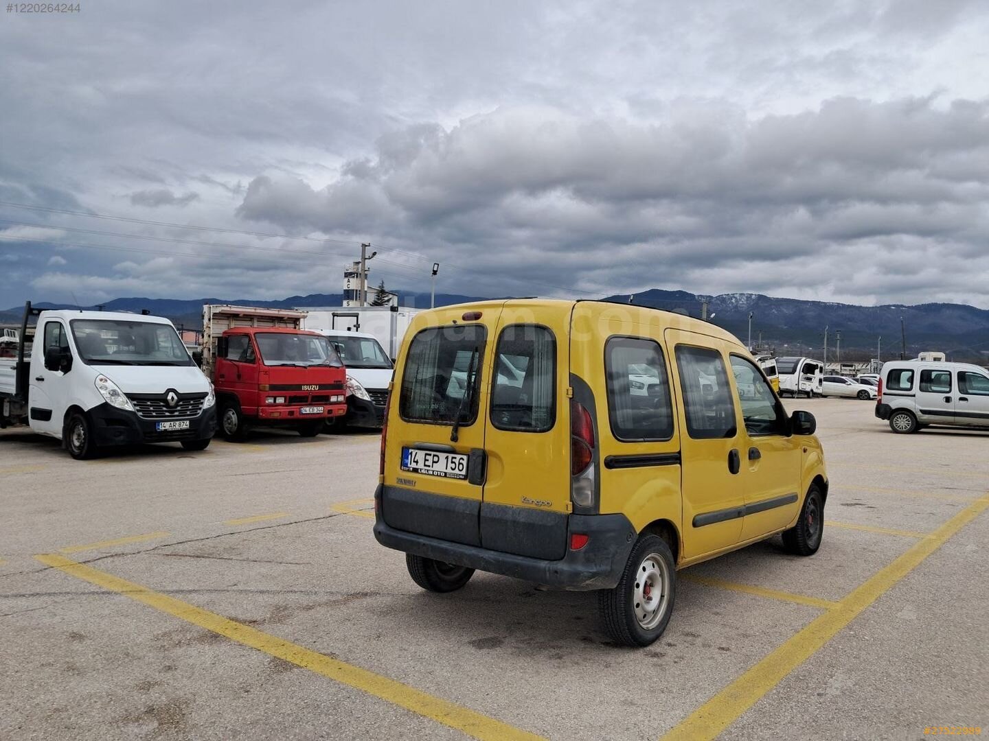Galeriden Renault Kangoo 1.9 D 2000 Model Bolu 212.385 km Sarı 6