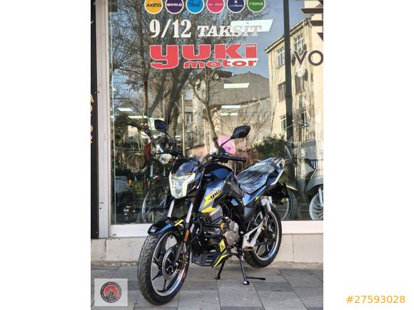 Galeriden Yuki TY125-Z Driver 2025 Model İstanbul 0 km Siyah