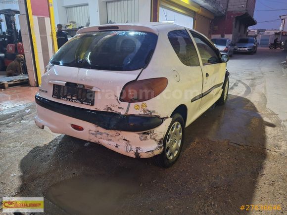 PERT HASAR KAYITSIZ 2007 PEUGEOT 206 1,4 HD KLİMALI
