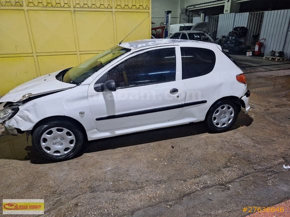 PERT HASAR KAYITSIZ 2007 PEUGEOT 206 1,4 HD KLİMALI