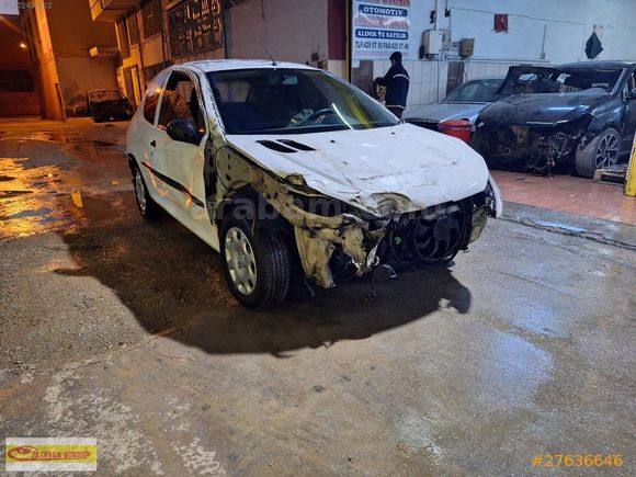 PERT HASAR KAYITSIZ 2007 PEUGEOT 206 1,4 HD KLİMALI