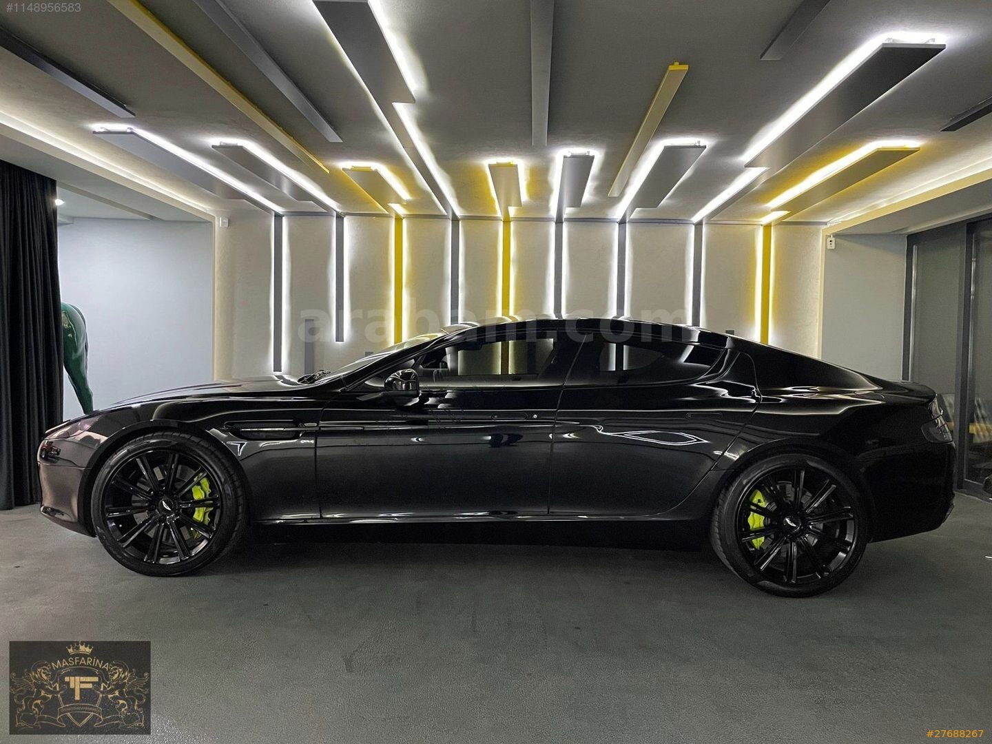 Galeriden Aston Martin Rapide V12 S 2011 Model Ankara 69.750 km Siyah 6