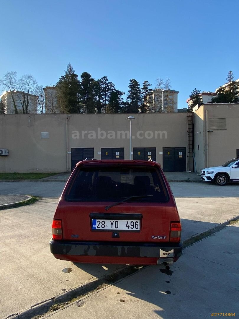 Sahibinden Tofaş Kartal S 1997 Model Giresun 50.000 km Kırmızı 5