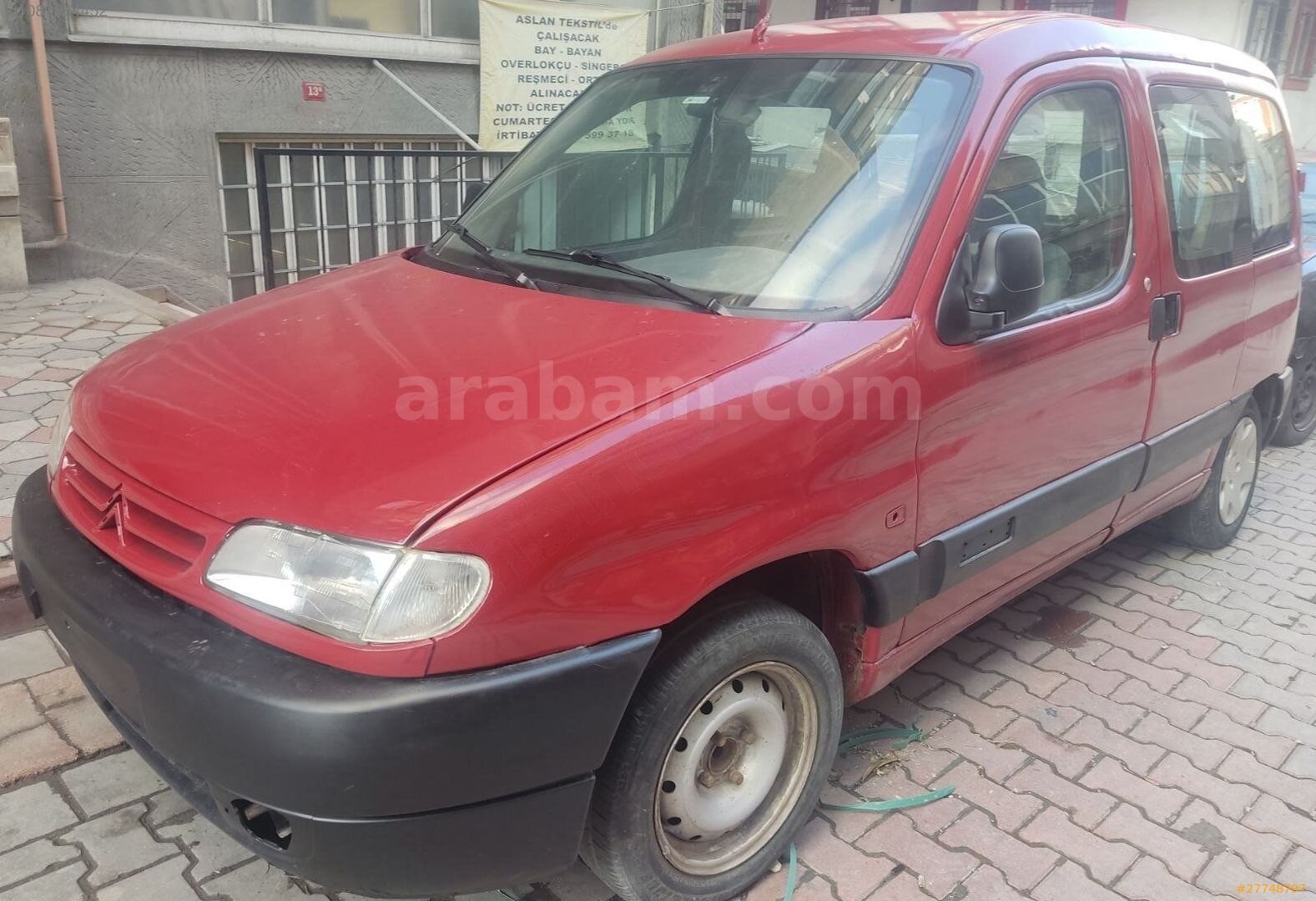 Galeriden Citroen Berlingo 1.9 D Multispace 2002 Model İstanbul 330.000 km Kırmızı 4