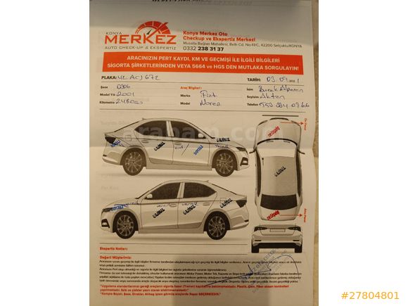 Sahibinden Fiat Marea 1.6 SX 2001 Model