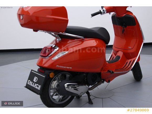 ///DİLLİCE/// 2024 VESPA PRIMAVERA 150 TURUNCU