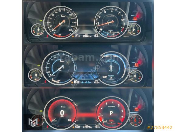 ''MG'' 2016 BMW 5.20İ EXECUTİVE PLUS VAKUM HAYALET NBT E.BAGAJ