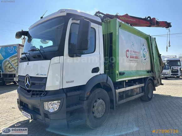 OĞUZHAN OTOMOTİV'DEN MB ACTROS 1832 VİNÇLİ ÇÖP