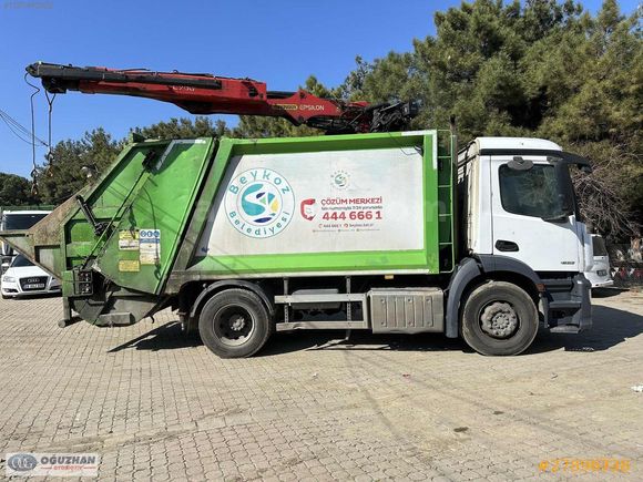 OĞUZHAN OTOMOTİV'DEN MB ACTROS 1832 VİNÇLİ ÇÖP