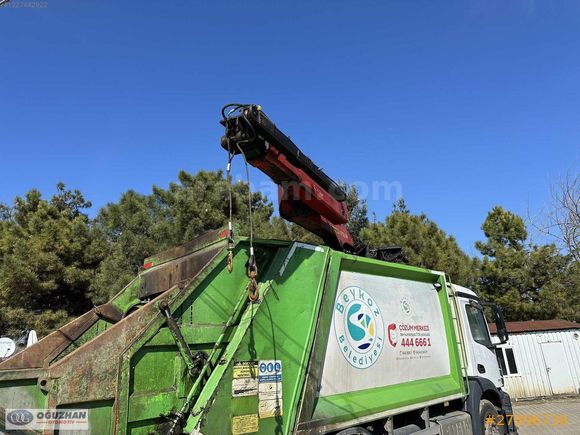 OĞUZHAN OTOMOTİV'DEN MB ACTROS 1832 VİNÇLİ ÇÖP