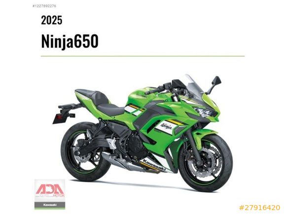 2025 KAWASAKİ NİNJA 650 ADA MOTOR'DAN TAKSİT İMKANI İLE