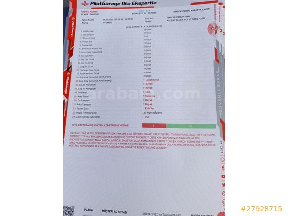 Otomatik vites Sahibinden Hyundai Accent Blue 1.4 CVVT Mode 2012 Model