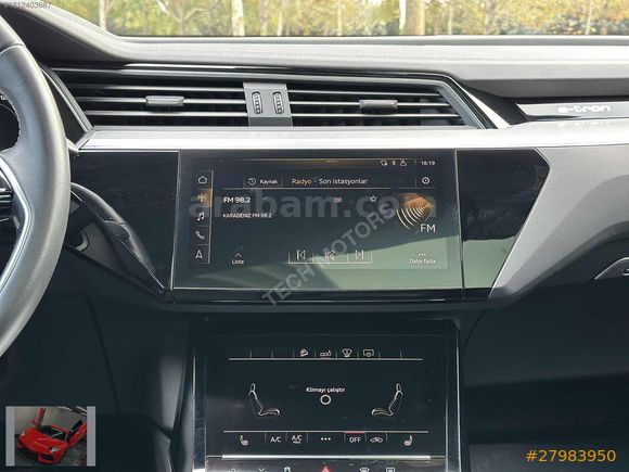 TECH MOTORS 2020 AUDİ E-TRON SPORTBACK SLİNE HEADUP+MASAJ+MATRİX