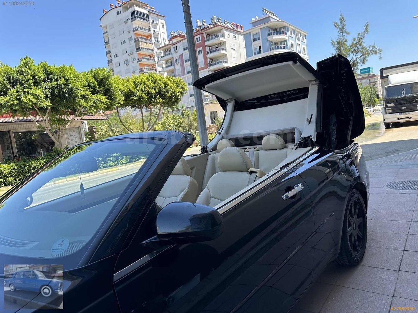 Galeriden Chrysler Sebring 2.0 CRD Convertible 2008 Model Antalya 187.000 km Siyah 3